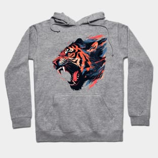 angry tiger Hoodie